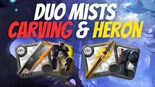 Duo Mists Carving Sword & Heron Spear PvP - Albion online