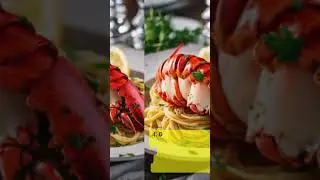 Lobster Linguine with Garlic Herb Butter Sauce #food