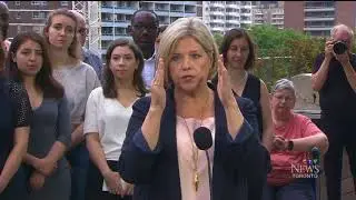 Andrea Horwath, Ontario NDP leader campaign travels around the GTA - May 31 2018