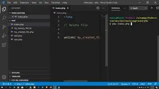 12 Delete File using unlink function | PHP