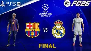 FC26 - REAL MADRID Vs. Barcelona -UEFA Champions Final PS5