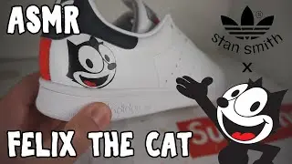 [ASMR] Custom Felix the Cat x Stan Smiths (NO TALKING)