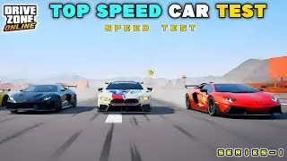 🤯 Drive Zone Online Top Speed Test 🔥 | Fastest & Best Cars Comparison 2025 | NAAH GAMING #driveZone 