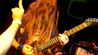 Nunslaughter performing Satanic Slut at WCSB's Masquerade Ball at Cleveland Public Theatre