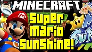 Minecraft SUPER MARIO SUNSHINE: полный мир! Остров Дельфино и многое другое!