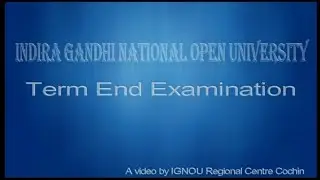 Term End Examination