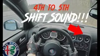 ALFA ROMEO 159 1.8 TBI ||| 4th to 5 th GEAR ||| SHIFTING SOUND EXHAUST ||| HAPPY NEW YEAR FOLKS!!!