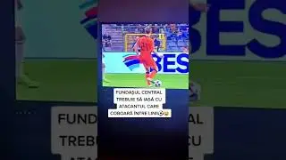 ATACANT &Icirc;NTRE LINII / Fundașul central trebuie să iasă la blocaj