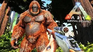 Taming the 🦧 Gigantopithecus and Finding Bigfoot in ARK: Survival Evolved!