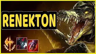 RENEKTON VS AATROX TOP GAMEPLAY EMERALD I