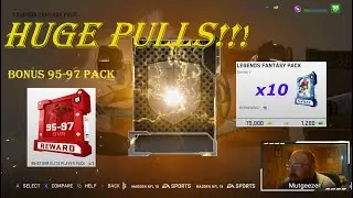 10 LEGEND FANTASY PACKS, BONUS 95-97 trophy packs.....  My BEST PACKS ALL YEAR, HUGE PULLS!!!