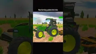 farming harrow working in Indian desi life simulator 3d #tractorgame #trendingshorts #trending