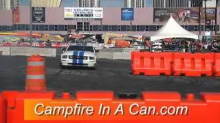 Drifting Las Vegas, Nevada in a tricked out Ford Mustang
