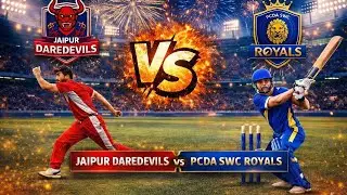 Jaipur Daredevils vs PCDA SWC Royals | Live - Jaipur Krishna Cricket Academy Nimehra