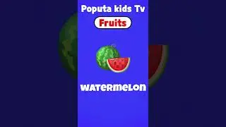 Learn Fruits Vocabulary for Kids|Part 1|Apples|Banana|Orange|avocado|pomegranate|Cartoon|animation