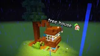 Easy starter tree house (tutorial)✅️♡