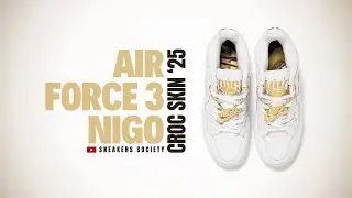 CROC SKIN 2025 Nike Air Force 3 SP  DETAILED LOOK + PRICE