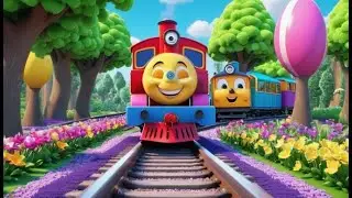 The Shy Train Missed Its Friends | English Nursery Rhyme | Kids Songs | Baby Music