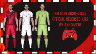 PES 2017|Belgium 2020-2022 Official Released Kits|by Aykovic10
