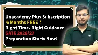 12 + 6 Months Free Plus Course😳Right Time, Right Guidance GATE 2026/27 Preparation&nbsp;Starts&nbsp;Now #MR100