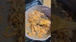 Stir Fried Smoke Herring #music #food #asmr #health #island #cooking #offgrid #fish #veggies #island