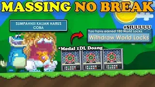 TIPS MASSING NO FARM NO BREAK!! MODAL SPLICE TAPI PROFIT GEDE!!!  - GROWTOPIA INDONESIA