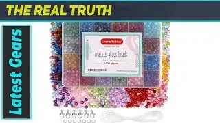 Incraftables Crackle Glass Beads 1100pcs - The Best Choice for DIY Jewelry Enthusiasts!