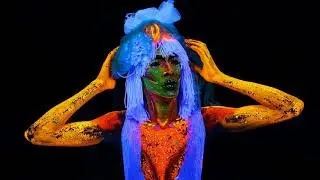 UV/Black light  Makeup Transforrmation