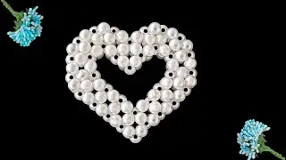 💖 Изготовление Сердца с Отверстием 💖 Сердце из Бусин 🤍 Как Сделать Сердце из Бусинок 🔥
