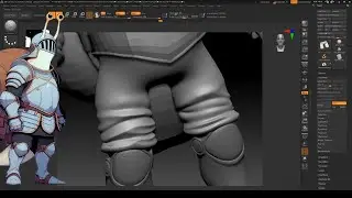 Snail Knight 13 ZBrush (and Substance Sampler)