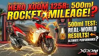 Hero xoom 125 Daily life mileage test with pillion