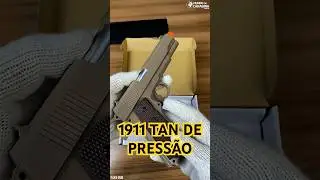 1911 TAN DE PRESS&Atilde;O SPRING + ITENS #asmr  #tiroesportivo #airgun