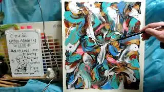 Oil painting  abstract day 3 op1617-3 [LIVE]--  