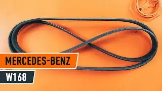 Kuinka vaihtaa moniurahihna MERCEDES W168 -merkkiseen autoon [AUTODOC -OHJEVIDEO]