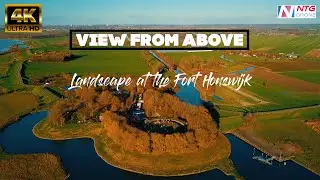 S01E06 Landscape at the Fort Honswijk the Netherlands - VIEW FROM ABOVE
