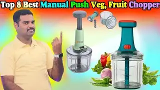 ✅Top 8 Best Manual Hand Press Chopper In India 2025 With Price|Manual Push Chopper Review&Comparison
