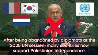 Many countries now support Palestinian independence. #netanyahuspeech #freepalestine #United nations