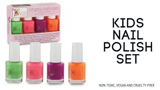 Kids Nail Polish Set - Non-Toxic, Vegan and Cruelty-Free