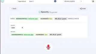 Voice UI example: Restaurant Booking in Finnish with Speechly Spoken Language Understanding