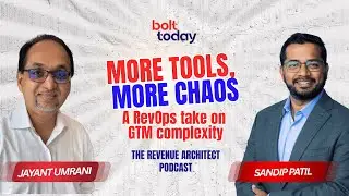 MORE TOOLS, MORE CHAOS | Sandip Patil