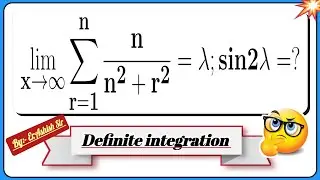 Sum of infinite series | Definite integration application | #maths