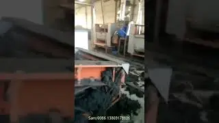 China  Hard waste recycling machine #textile #recycling #factory