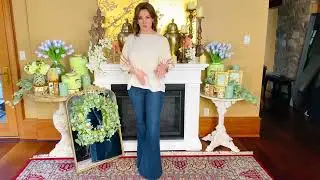 High Rise Pull on Flare Jean