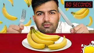 How many Banana can Human EAT in 60 seconds?