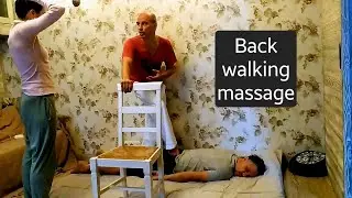 Back walking massage