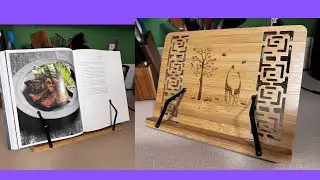 MEGREZ 13.2 x 9.4 in. Bamboo Book Stand Review
