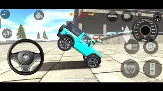 Indian car simulator 3D driving game play ▶️ video viral gaming 😎#tharlover #thar #gaming #3ddriving
