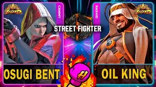 Street Fighter 6🥊Osugi Bent (CAMMY) VS Oil King (RASHID)🥊スト6🥊SF6🥊4K 60ᶠᵖˢ