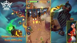 [*/\*] Hawk Freedom Squadron - Android Gameplay - Completing stages from 1 to 3 - Easy