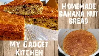 NINJA FOODI | MIX & BAKE HOMEMADE BANANA NUT BREAD | NO BOWLS, PANS NEEDED | MY GADGET KITCHEN | 182